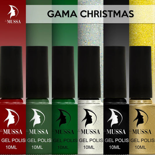Gel Mussa Gama Christmas 6 pzas