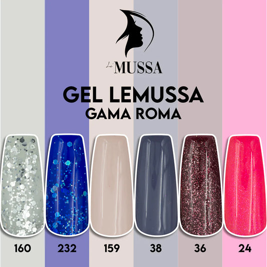 Gel Mussa Gama Roma 6 pzas