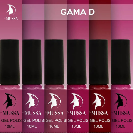 Gel Mussa Gama D 6pzas