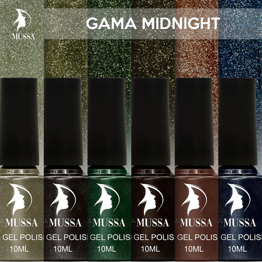Gel Mussa Gama Mindnight 6 pzas