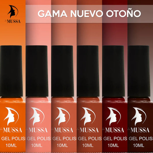 Gel Mussa Gama Nuevo Otoño 6 pzas