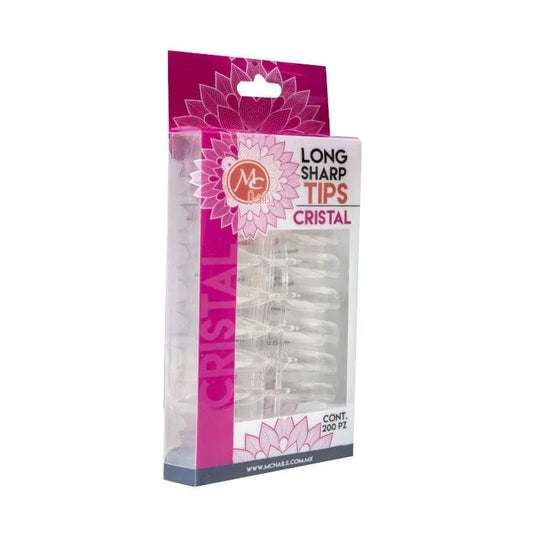Tip Peak Long Sharp Cristal c/200 MC Nails