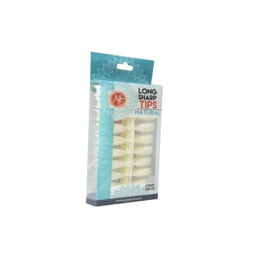 Tip Peak Long Sharp Natural c/200 MC Nails
