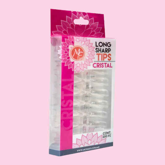 Tip Peak Long Sharp Cristal c/200 MC Nails
