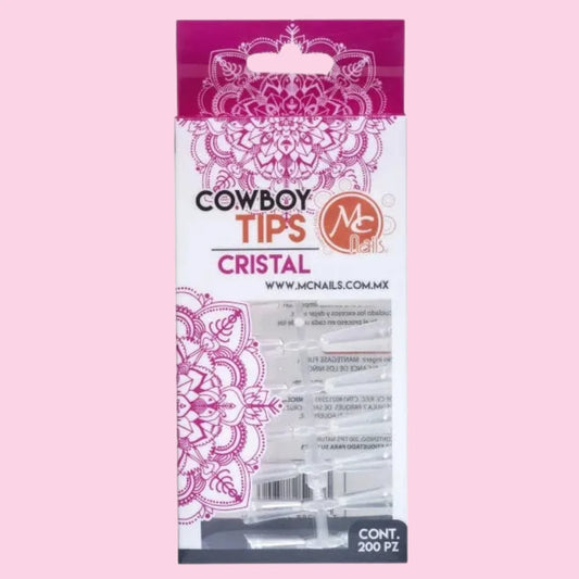 Tips Cowboy Cristal c/200 MC Nails