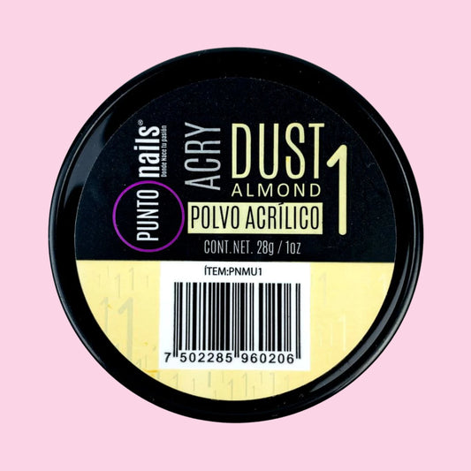 Acrílico Dust Almond Punto Nails 1oz