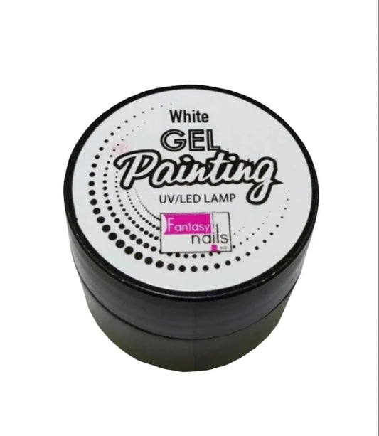 Gel Painting Negro Fantasy Nails