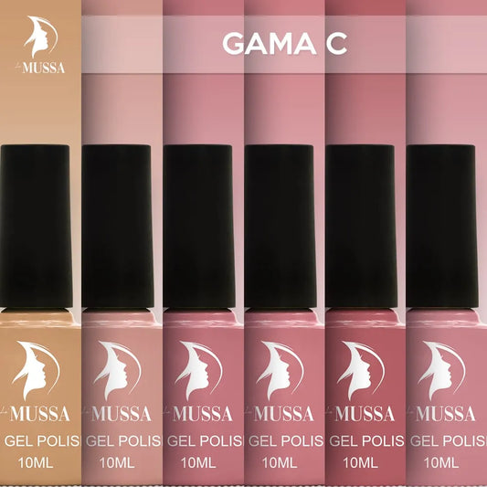 Gel Mussa Gama C 6pzas