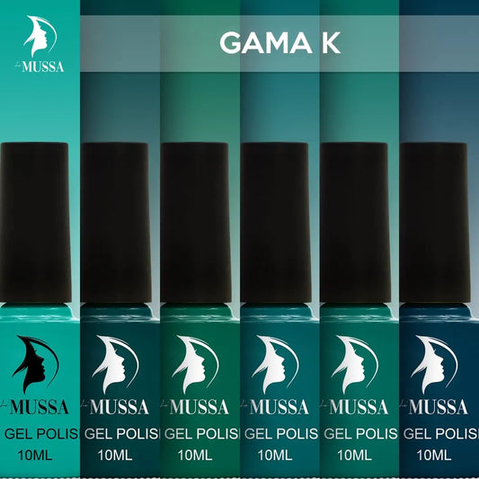 Gel Mussa Gama K 6pzas