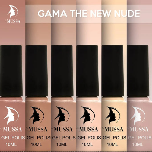 Gel Mussa Gama New Nude 6pzas